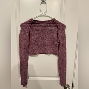 Gymshark long sleeve crop top
